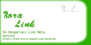 nora link business card